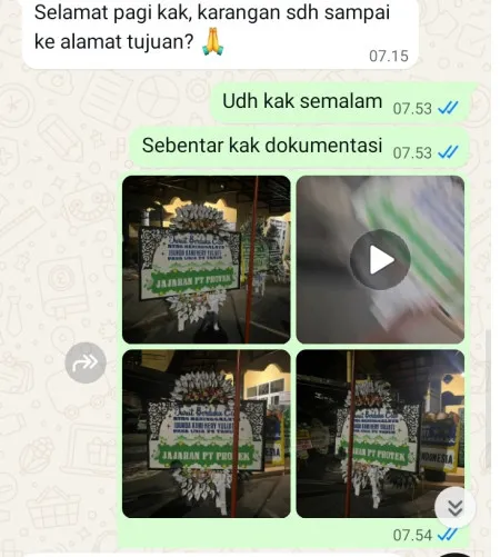 Pengiriman Papan Bunga Selamat Juntikebon Juntinyuat