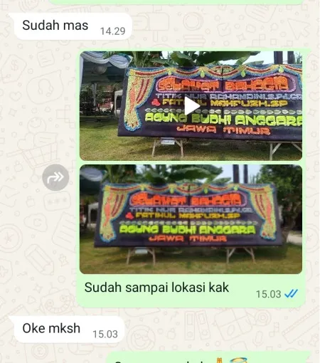 Pengiriman Papan Bunga Juntikebon Juntinyuat