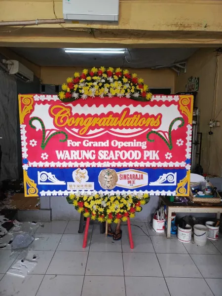 Papan Bunga Ucapan Selamat Juntikebon Juntinyuat